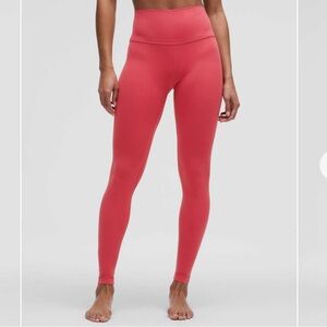 Lululemon Align High-Rise Pant 28" in Desert Red